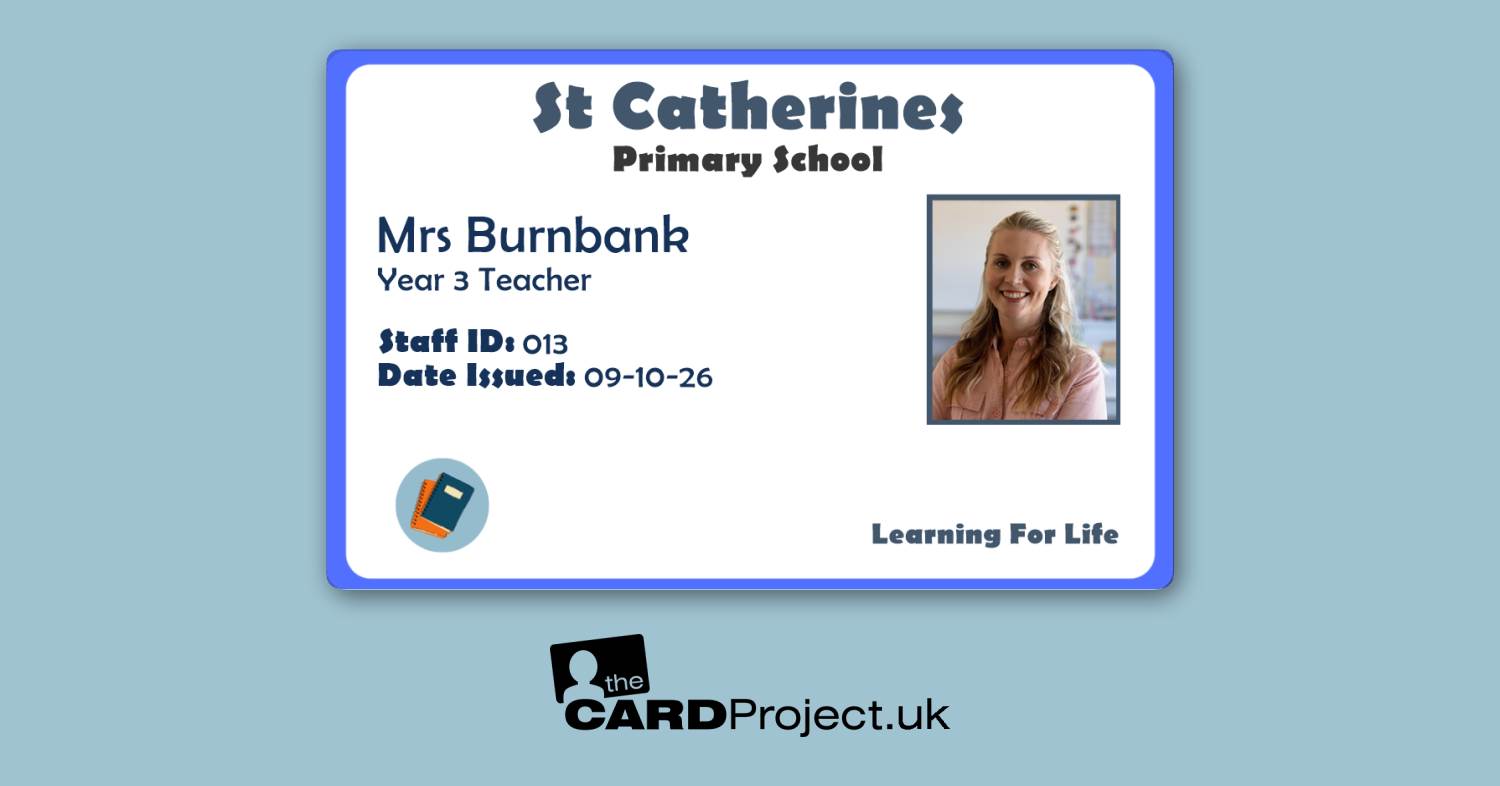 Primary School ID Learning Book Blue